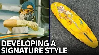 How Alex “Superwolf” Villalobos Developed his Signature Color Work as a Surfboard Glasser
