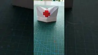How to make a Nurse cap with paper/International Nurses day craft ideas#shorts#origami