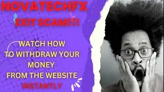 NovatechFX Exit Scam, Latest Update How to Withdraw Your Money From The Website #novatechfx