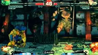 Super Street Fighter 4 - LORDVADER2000 (Blanka) vs. sorv5665 (Ryu) (PS3 Battles)