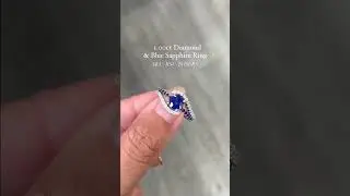 Deep blue sapphire ring 😍 ✨ What do you think? 💭