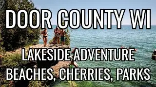 Door County Wisconsin.  Family Lakeside Paradise #lake #beach #family 