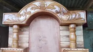|| Simple dressing table || Wood carving design complete process || Wood Design || Wood carving ||