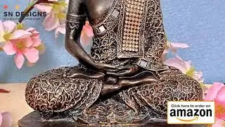 seating buddha idol statue for home decor Link in the discription best home decor Ideas