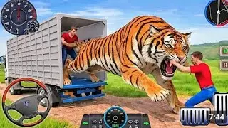 Wild Animals Truck Games Sim 3D | Animal Cargo Truck Simulator Gameplay 