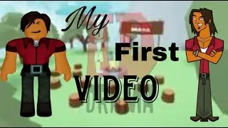 my FIRST VIDEO! (playing total roblox drama!)