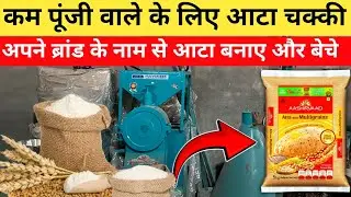 एक मशीन से 5 कार का आइटम पीसे aata chakki making machine in Bhopal 2025 #machine #business 