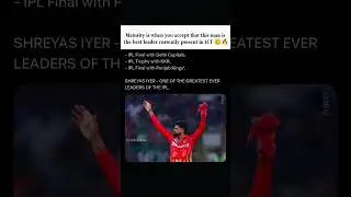 #shreyasiyer #pbks #captain #iplfinal #cricket #punjab #love #trendingshorts #viralvideo #ytshorts