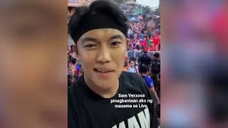 JOWA NI RHIAN RAMOS NA SI SAM VERZOSA NAPIKON, PINAG BANTAAN ANG NETIZEN SA FB LIVE