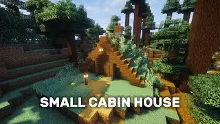 Minecraft: Small Cabin Survival House: Tutorial #minecraft #minecraftbuilds #minecrafttutorial 