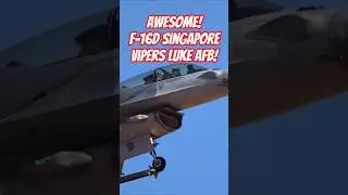 Awesome RSAF F-16D Viper Black Widows at Luke AFB!