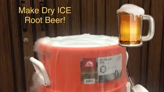 Make Dry Ice Bubbling Root Beer!