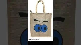 Best jute handbags printed |Lunch bags|shopping bags.#shopping#meesho#jutebag#noplastic