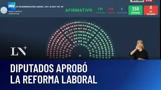 Tras una jornada tensa en el Congreso: Diputados aprob&oacute; la reforma laboral y vuelve al Senado