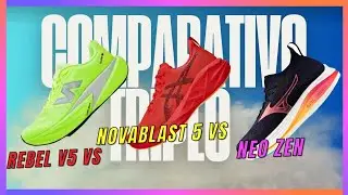 REBEL V5, NOVABLAST 5 E NEO ZEN! Qual o melhor para sua corrida!!!