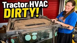 Kubota Supercab A/C Overhaul &ndash; Roof Removal, Evap Coil Cleaning & Expansion Valve Replacement