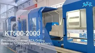 HTT KT500-2000 Deep Hole Drilling Machine - BTA Drilling Machining.
