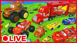 Jouons avec Flash McQueen et ses amis Cars 🚗 Jouets de Petites Voitures pour Enfants | Kidibli