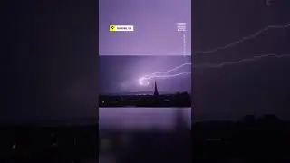 Massive Lightning Bolt Caught on Camera in Scotland