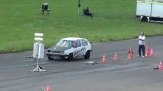 Bitburg 2013 1/4 Meile Motorschaden Drag Race VW Golf 2 VR6 Turbo 4motion Daniel Kakoschke