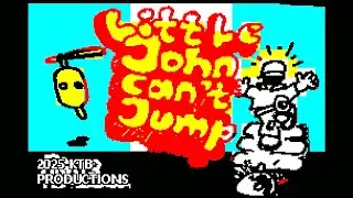 LITTLE JOHN CAN'T JUMP - 48K ZX Spectrum game! Longplay! - DVDfeverGames