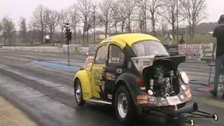 Simpson Racing Engines. Blown 2332 at track. Ohio Tom Simpson. Slipping clutch