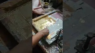 Leather Side Bag , Screen Printing