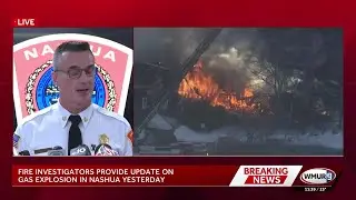 Raw news conference: Nashua officials discuss Monday's fire, explosion