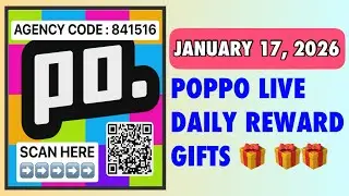 HIRING POPPO LIVE APP | JAN 17, 2026 DAILY REWARD GIFTS 🎁 