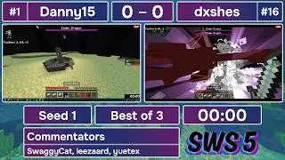 SWS 5 Minecraft Bedrock Tournament R2 - Danny15 vs dxshes