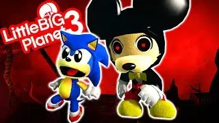 Sonic VS Mickey Mouse - Abandoned By Disney - LittleBigPlanet 3 PS4 Gameplay | EpicLBPTime