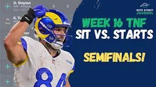 Week 16 Fantasy Football Start 'Em Sit 'Em: Start Colby Parkinson, Blake Corum, Ken Walker + Weather