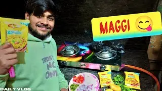 Ghar pe banaye maggi 🍜😋
