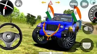 Modified THAR Gameplay 😍 | Indian Off-Road Drive + Funny Moments!