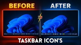 Move Taskbar icon's - Center to Left 😎 | Windows 11 | #windows #ai #tech #computer #pc #amazing #new