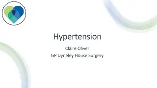High Blood Pressure Self-Management Online Talk - by Dr Claire Oliver