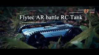 Flytec 18203 14110746mm AR Battle RC Tank 480P WIFI FPV Image Transmission App Control W Light