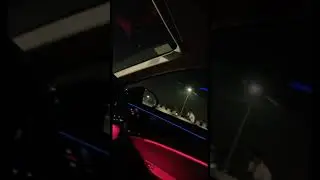 Audi A6 2021 Night Drive with Ambient Lights Status