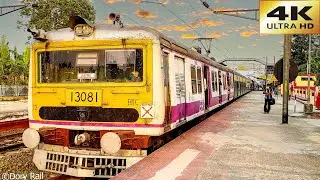 The beauty of EMU passenger train of Eastern Railway | Entered & meet the waiting passengers