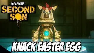 Infamous Second Son PS4 - Knack Easter Egg