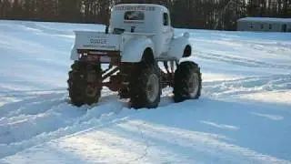 snow bogging