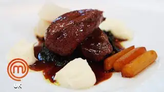 Pan-Roasted Pigeon for the Guest Judges |  MasterChef UK | MasterChef World