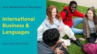 TU Dublin International Business & Languages TU965 Webinar