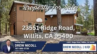 Home For Sale: 23551 Ridge Road, Willits, CA 95490