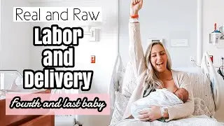 LABOR AND DELIVERY | REAL AND RAW BIRTH VLOG | failed epidural fourth baby