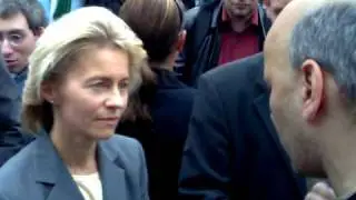 Zensursula beim K&ouml;rberforum in Hamburg