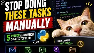 Python Automation Sripts Every Professional and Student Should Know!!🚀🐱💻