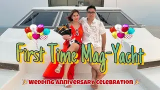 FIRST TIME MAG-YACHT | SERENITY YACHT CRUISE at SUBIC #anniversary #subic