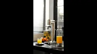 MOKKOM Sparkling Water Maker Soda Maker Stainless Steel