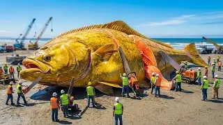 Billion-Dollar Catch at Sea Giant Halibut in Extreme Weather (Documentary)